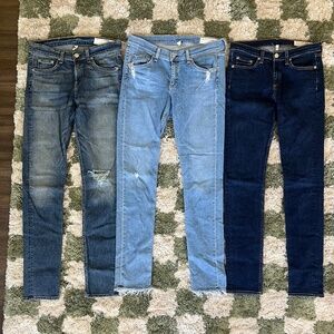 rag & bone skinny jeans bundle